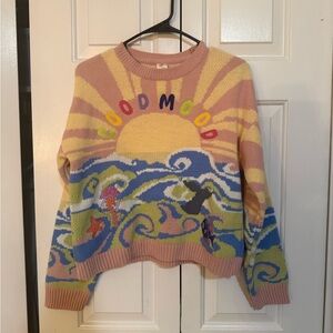 Good Mood Pastel Sunrise Knit Sweater - Women